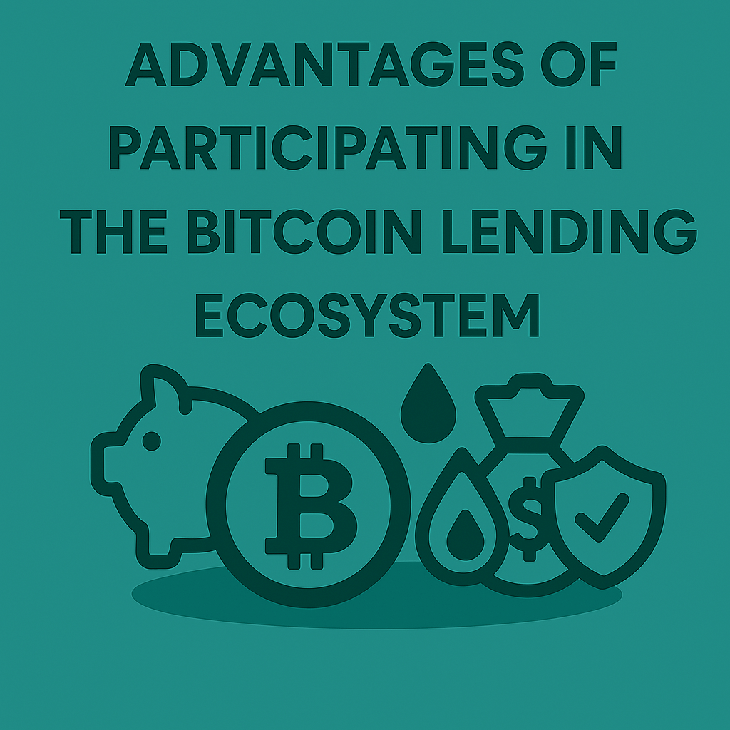 Advantages of Participating in the Bitcoin Lending Ecosystem
